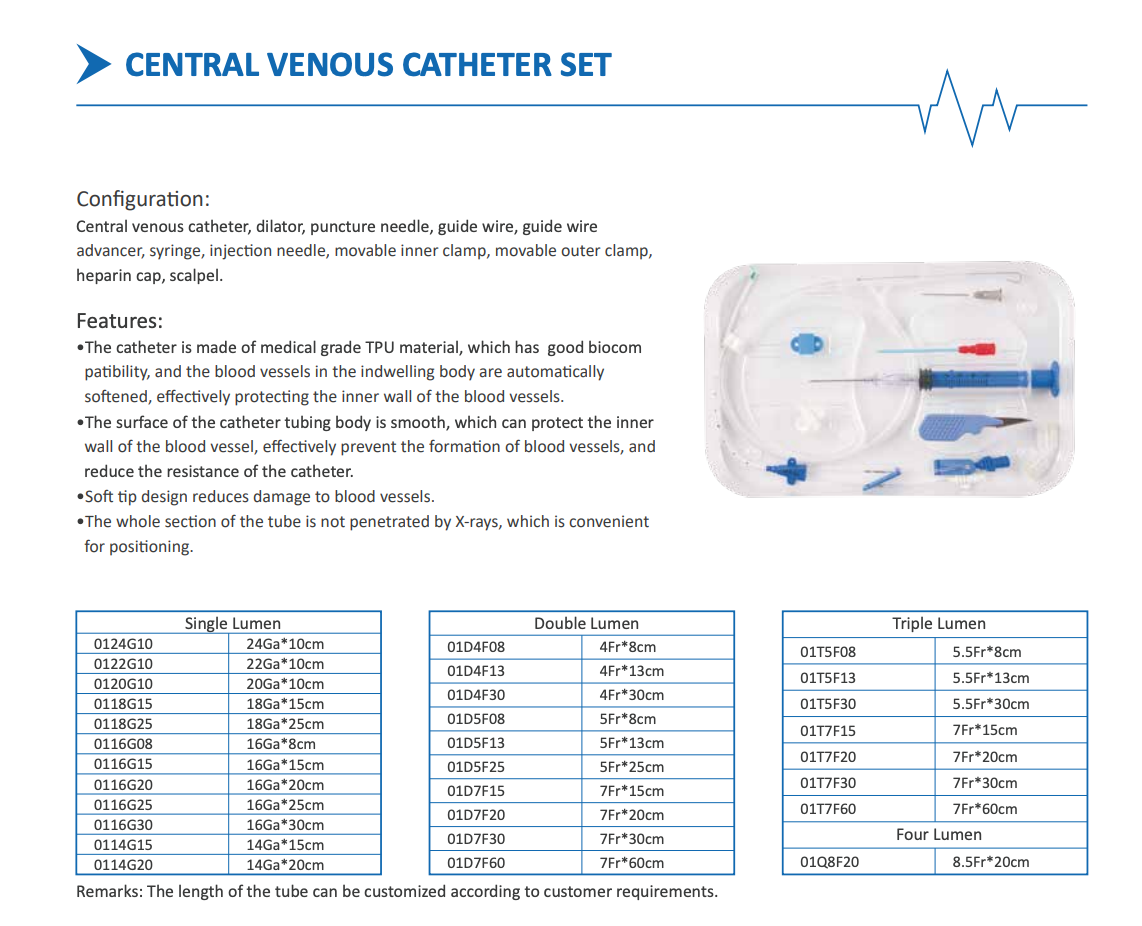 Anton Veterinary Central Venous Catheter Set