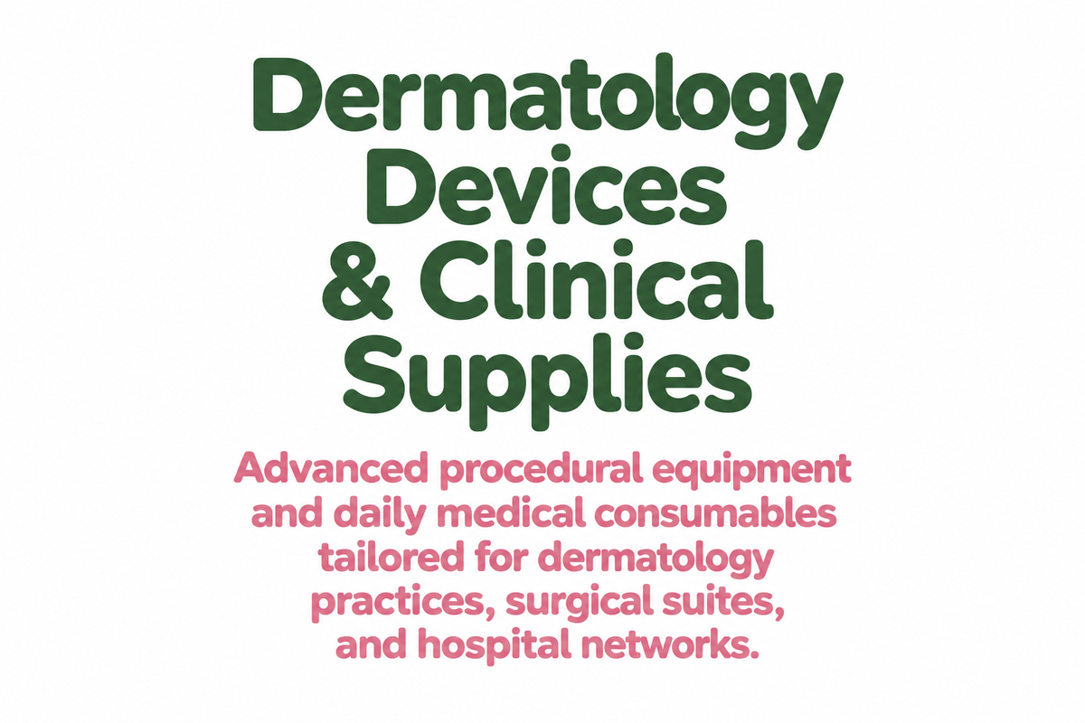 Dermatology banner with deeper color palette