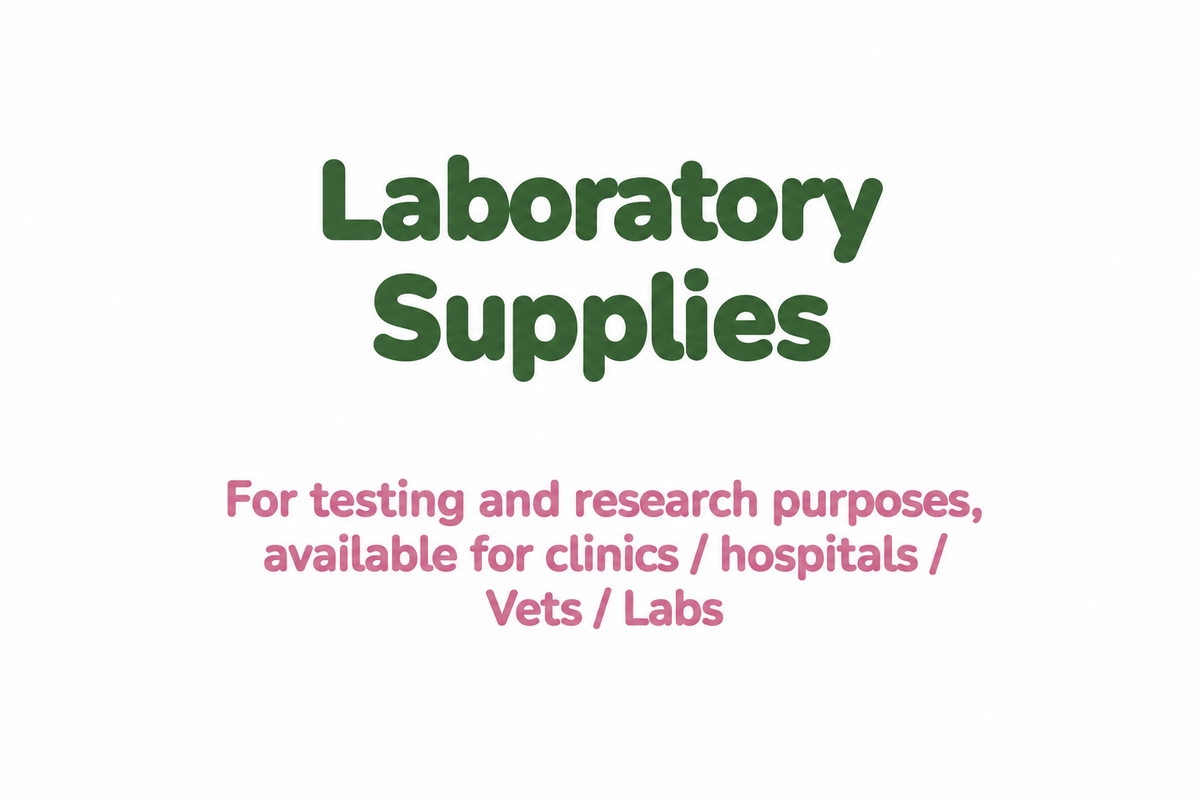 Laboratory Supplies picture with deeper green heading