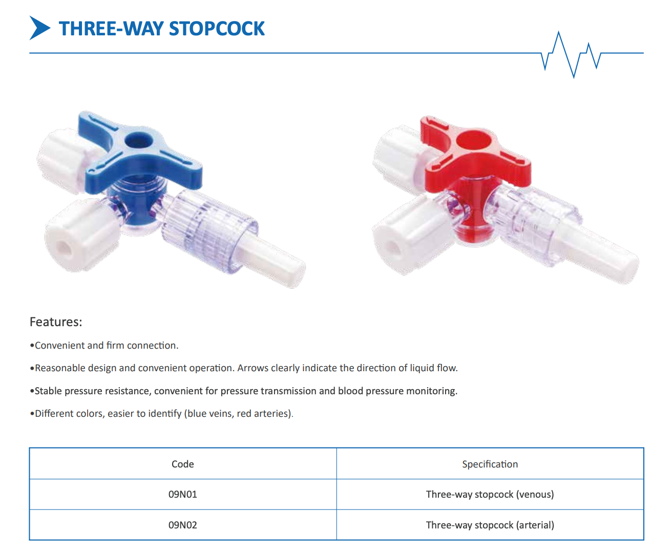 Anton Veterinary Three-Way Stopcock